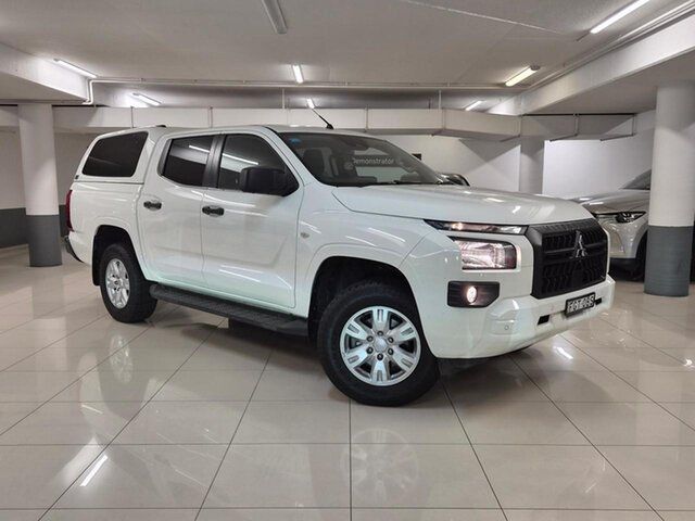 Used Mitsubishi Triton MV MY24 GLX+ Pick-up Double Cab 4x4 Waitara, 2024 Mitsubishi Triton MV MY24 GLX+ Pick-up Double Cab 4x4 White 6 Speed Sports Automatic Utility