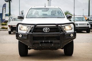 2020 Toyota Hilux GUN126R SR Double Cab White 6 Speed Sports Automatic Utility