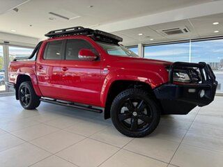 2018 Volkswagen Amarok 2H MY19 TDI580 4MOTION Perm Highline Edition Red 8 Speed Automatic Utility.