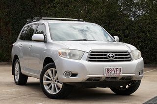 2010 Toyota Kluger GSU40R Altitude 2WD Silver 5 Speed Sports Automatic Wagon.