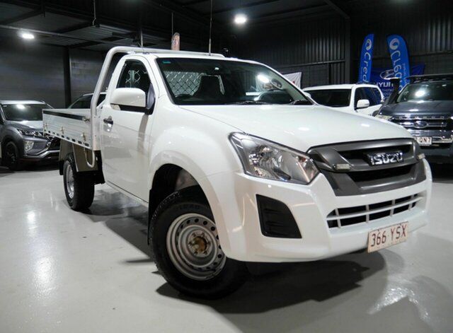 Used Isuzu D-MAX MY18 SX 4x2 High Ride Capalaba, 2018 Isuzu D-MAX MY18 SX 4x2 High Ride White 6 Speed Sports Automatic Cab Chassis