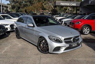 2019 Mercedes-Benz C-Class S205 809MY C300 Estate 9G-Tronic Silver 9 Speed Sports Automatic Wagon