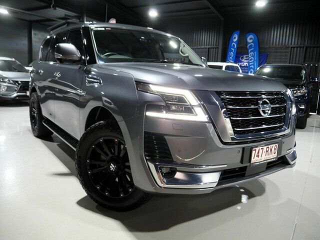 Used Nissan Patrol Y62 MY21 TI-L Capalaba, 2021 Nissan Patrol Y62 MY21 TI-L Grey 7 Speed Sports Automatic Wagon
