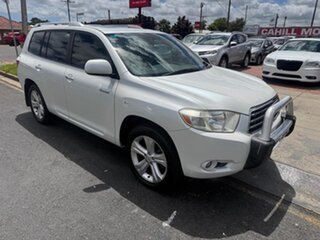 2008 Toyota Kluger GSU45R Grande AWD White 5 Speed Sports Automatic Wagon