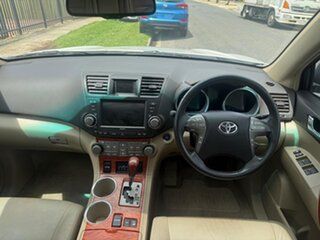 2008 Toyota Kluger GSU45R Grande AWD White 5 Speed Sports Automatic Wagon