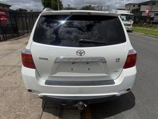 2008 Toyota Kluger GSU45R Grande AWD White 5 Speed Sports Automatic Wagon