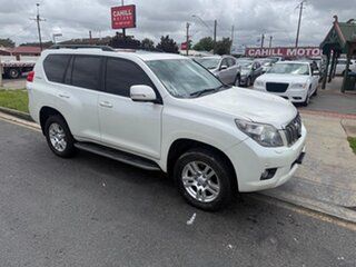 2010 Toyota Landcruiser Prado KDJ150R Kakadu White 5 Speed Sports Automatic Wagon