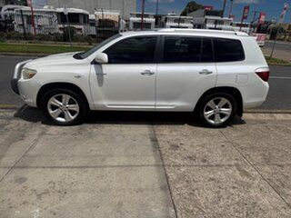 2008 Toyota Kluger GSU45R Grande AWD White 5 Speed Sports Automatic Wagon.