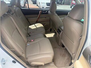 2008 Toyota Kluger GSU45R Grande AWD White 5 Speed Sports Automatic Wagon