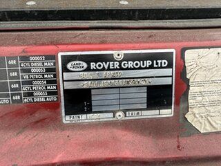 1997 Land Rover Discovery ES (4x4) Red 4 Speed Automatic 4x4 Wagon