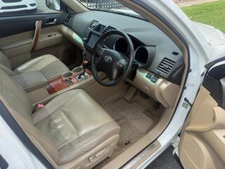 2008 Toyota Kluger GSU45R Grande AWD White 5 Speed Sports Automatic Wagon