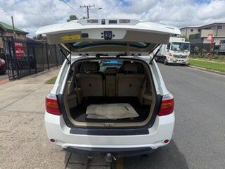 2008 Toyota Kluger GSU45R Grande AWD White 5 Speed Sports Automatic Wagon